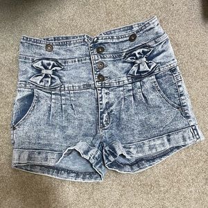 High Waisted Jean Shorts